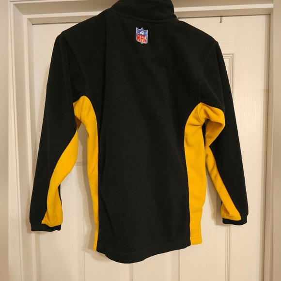 NFL Pittsburgh Steelers Reebok kids quarter zip fleece - Picture 3 of 6